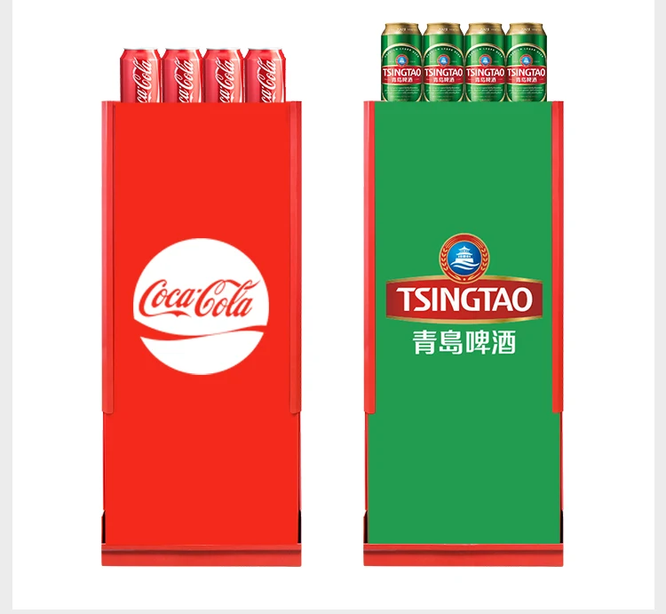 Customized Spring Loaded Auto Lift Display Beverage Spring Loaded Vertical Display Vender for Stores