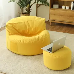 Custom Round Design Luxury Giant Corner Toddler Bean Bag Sofa Chair For Living Room Bean Bag Sofa NO 1
