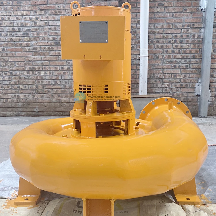 Low Water Head Design Easy Install 5kW 8kW 10kW 15kW 20kW Hydro Turbine Tubular Water Turbine Generator for Home Farm Use