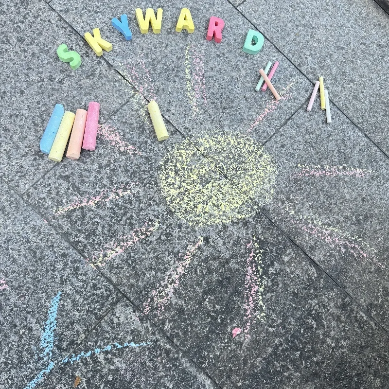 Безпыльная и Нетоксичная тротуарная мела моющаяся многоцветная уличная школа искусств офис для детей