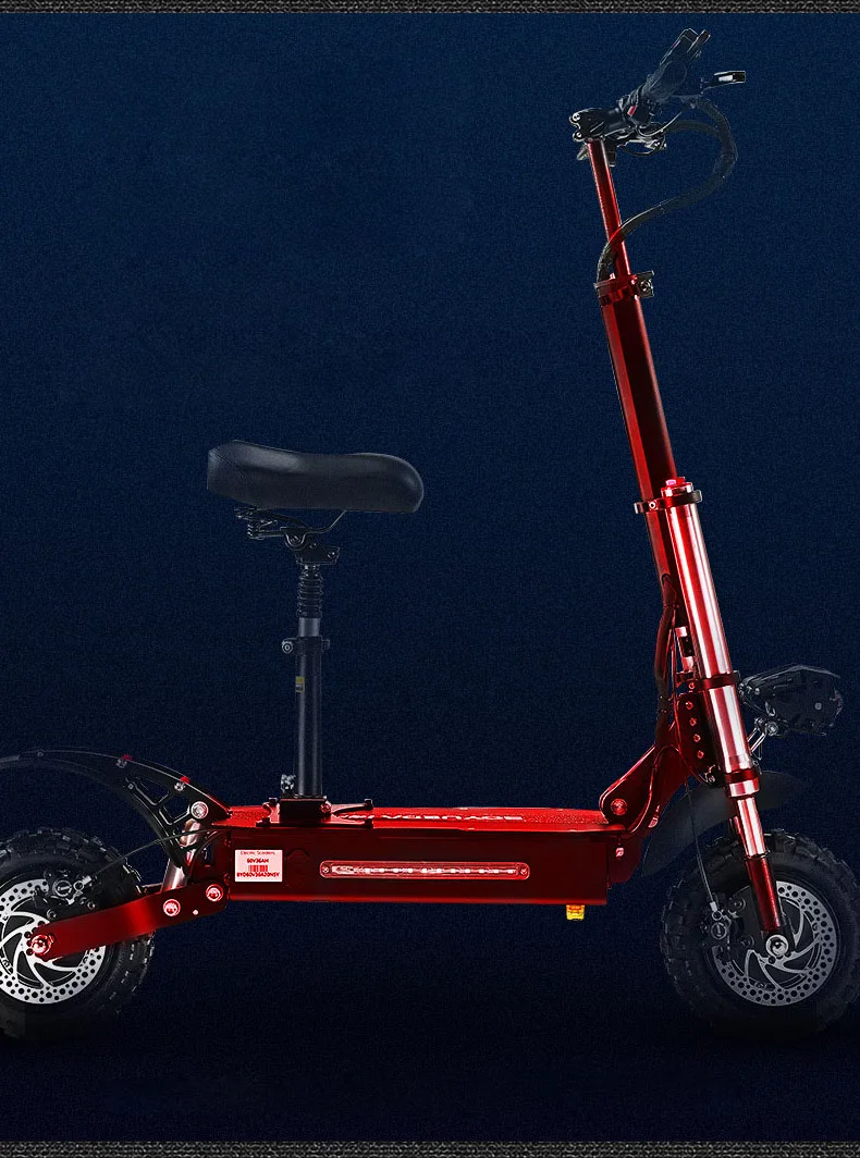 New Quickwheel Zoom Hydraulic Brake Dual Motor Explorers 6000w 60v 18