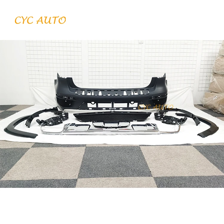 GL63 AMG Look Wide Bodykit Front Rear Bumper for Mercedes Benz GL CLASS W166 X166 GL350 GL400 GL450 GL550