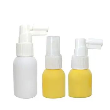 Hot sale Plastic  nasal sprayer bottle Pharmaceutical Spray Bottle With Brush Medical Oral Throat Spray