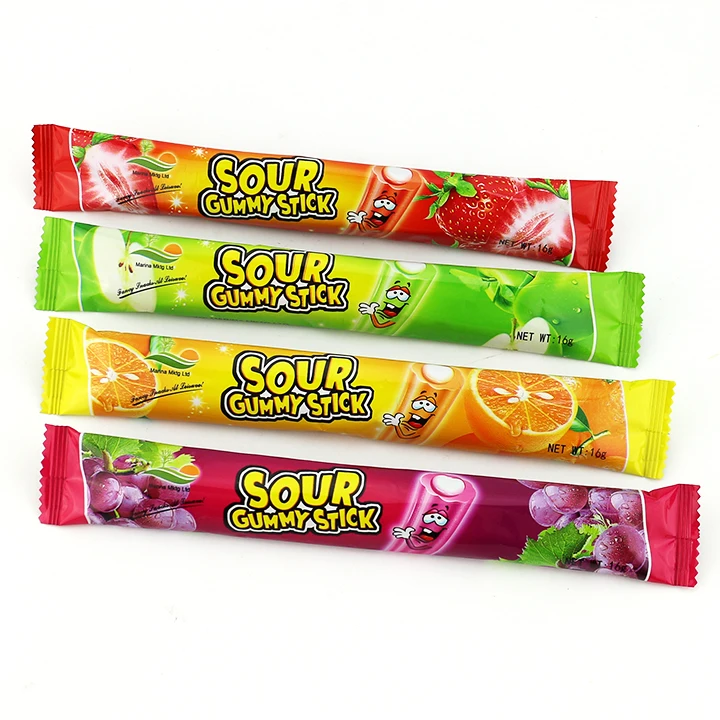 Licorice candy strip