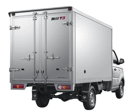 Chinese 1.5 Ton Load Single Cab Small Mini Closed Box Truck