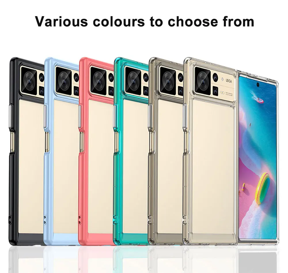 Laudtec Sjk972 Clear Back Phone Case Soft Frame Simple Business Cover Shockproof Shell For Xiaomi Mix Fold 4 2 details