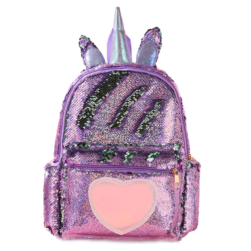 vidhi Shoppy Unicorn Sequin Bags for Kids – Glitter Bag for Girls – Small  Backpack for Picnic Outdoor