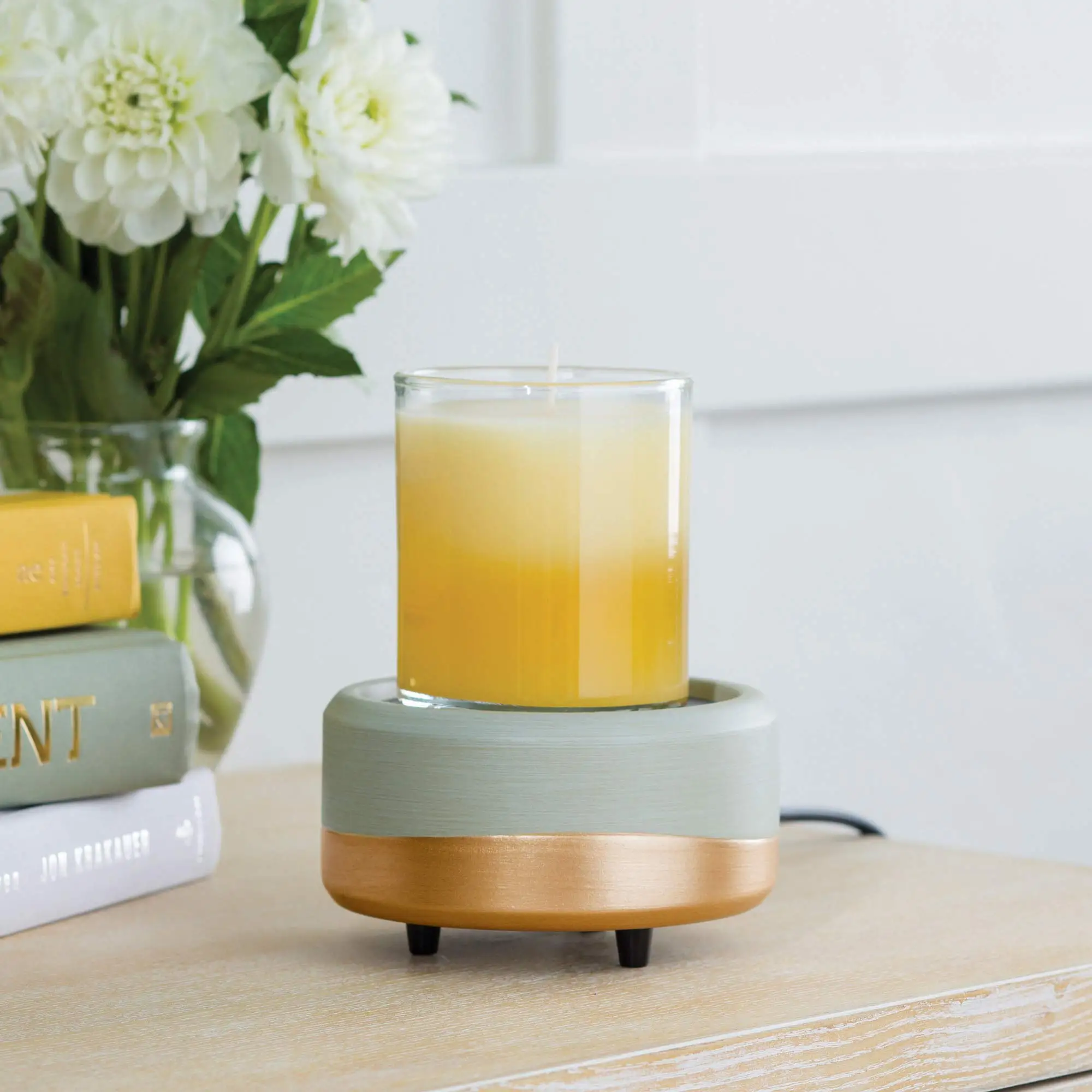 2-in-1 Multi-Function Electric Ceramic Wax Warmer for Scented Wax Tart Cube for Wax Melt and Candle Burner