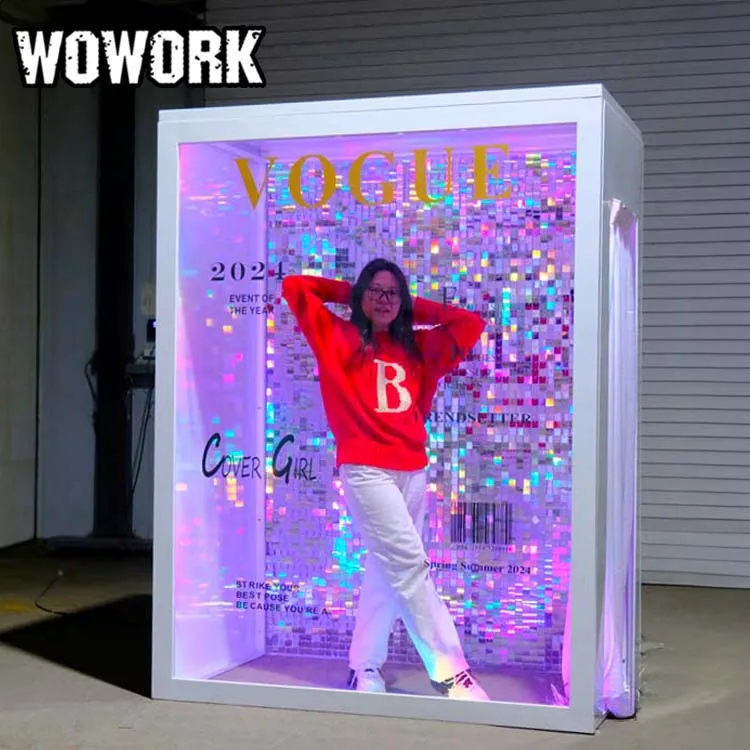 2025 WOWORK屋外ライトアップRGBインフィニティミラーレター巨大
