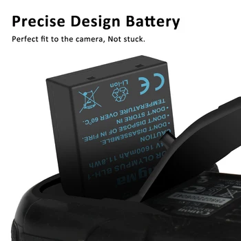 KingMa New Fully Decoded Camera Battery BLH-1 BLH1 for Olympus EM1 Mark II EM1-2 EM1 Mark 2 detail image
