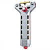 Alliage d'aluminium couleur argent-rouge