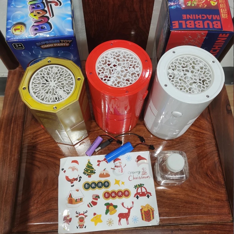 Детский подарок на Рождество и Новый год светодиодный свет звук пузырь игрушки 39 отверстий автоматическое моделирование фейерверк