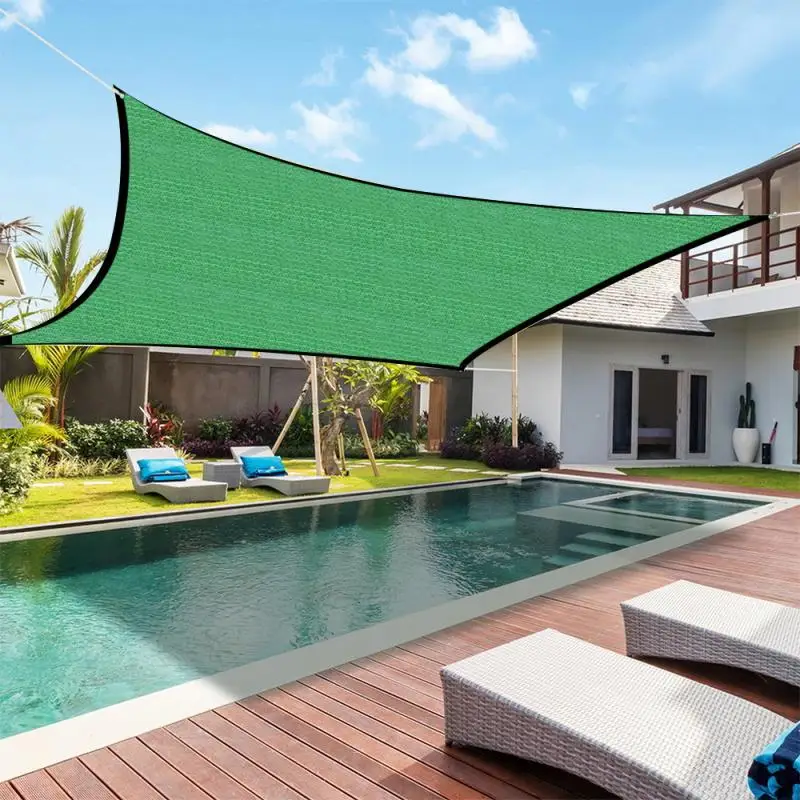 DD2154   Sunblock Net for Plants Canopy Sail Outdoor Car Swimming Pool Mesh Tarp Patio Garden Sun Shade Cloth