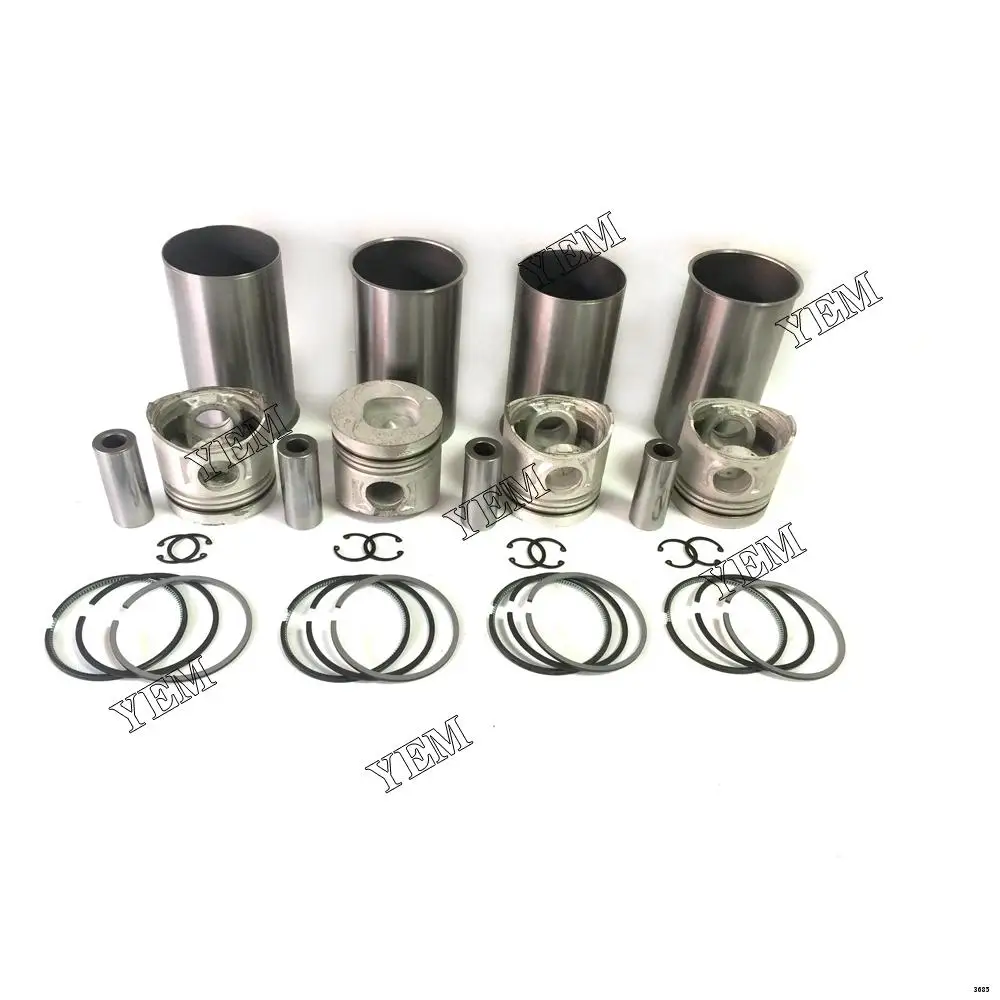 Liner Kit With Cylinder Piston Rings For Isuzu 4BC2