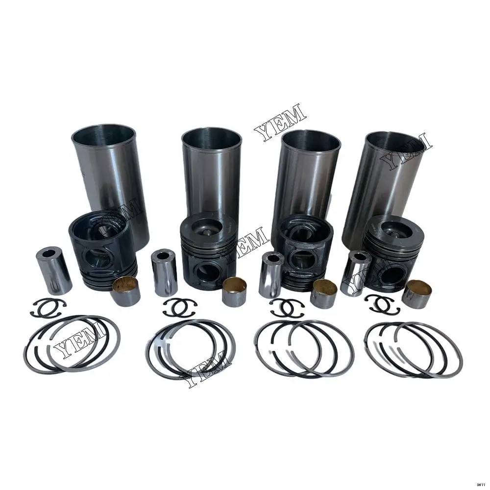 Cylinder Liner Set With Engine Pistons Rings Liner Fit for Caterpillar 3054