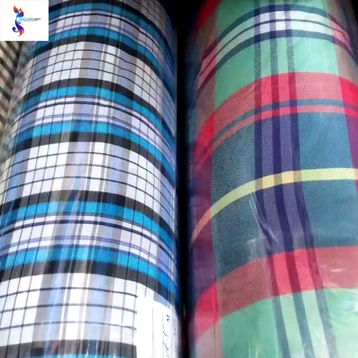 Мужская окрашенная ткань для рубашек stocklot