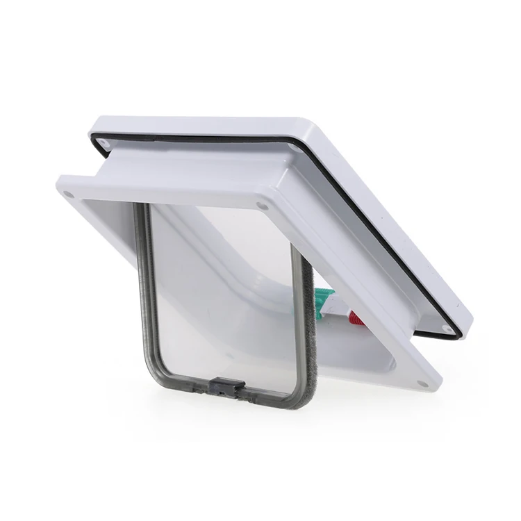 Pet Products Custom 4 Way Locking Safety Interior Cat Gate Flap Pet Dog Door Dog Door Doors For Cats