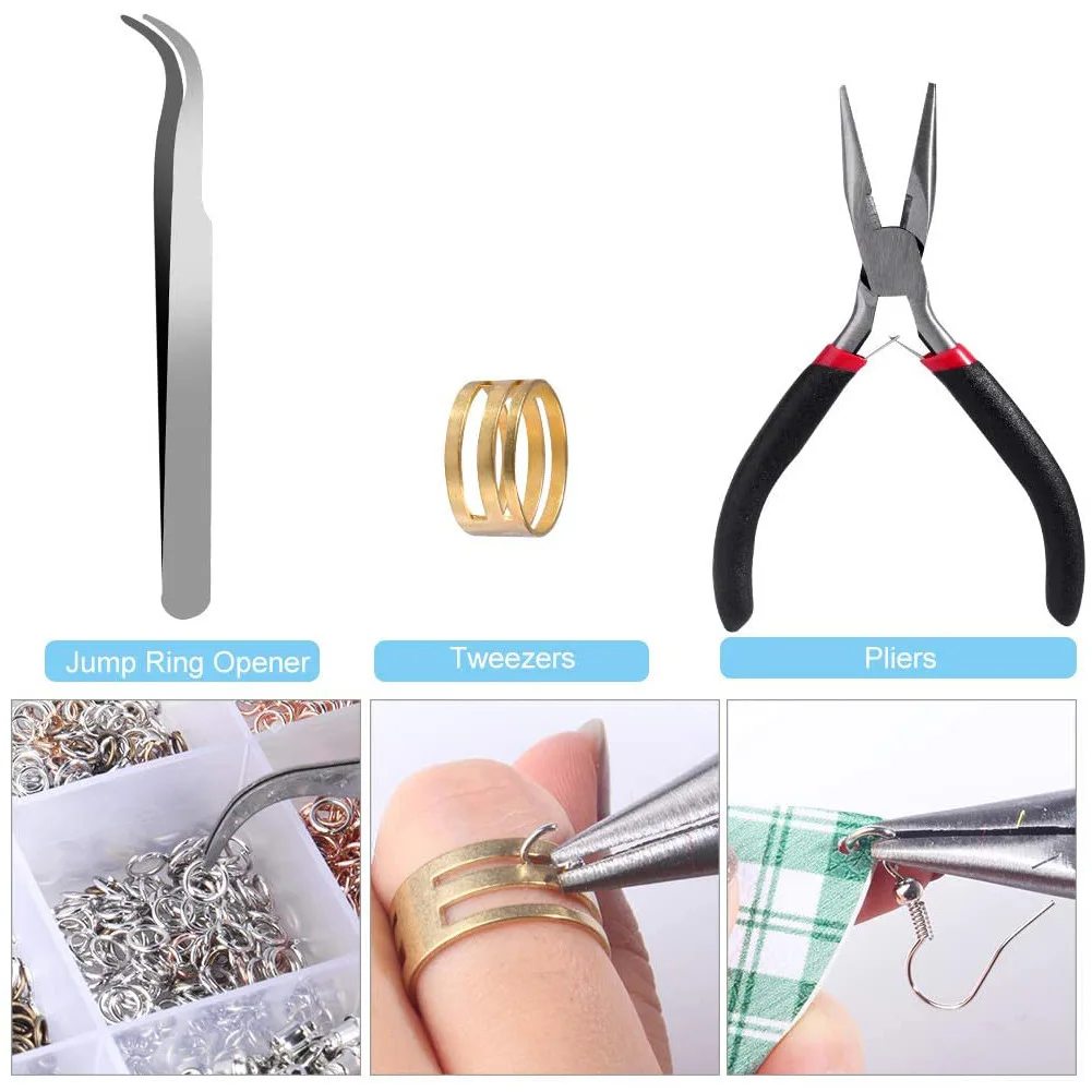 Set Of 2500 DIY Earring Making Supplies Kit With Earring Hooks Jump Rings  Pliers - Buy Set Of 2500 DIY Earring Making Supplies Kit With Earring Hooks  Jump Rings Pliers Product on