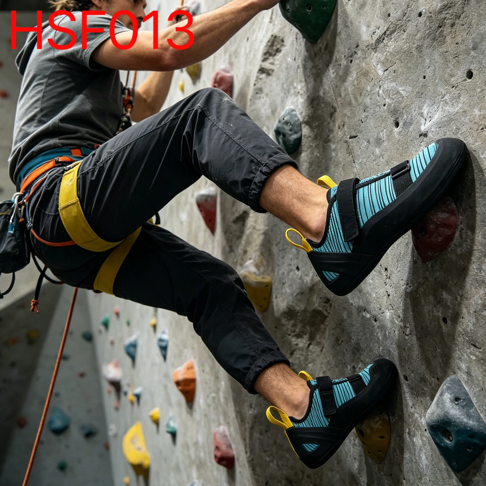 YYR,Climbing Lesson Aggressive Traction Rubber Sole Rock Shoes Technique Practice Prevent Slips&falls Boulding Shoes HSF013