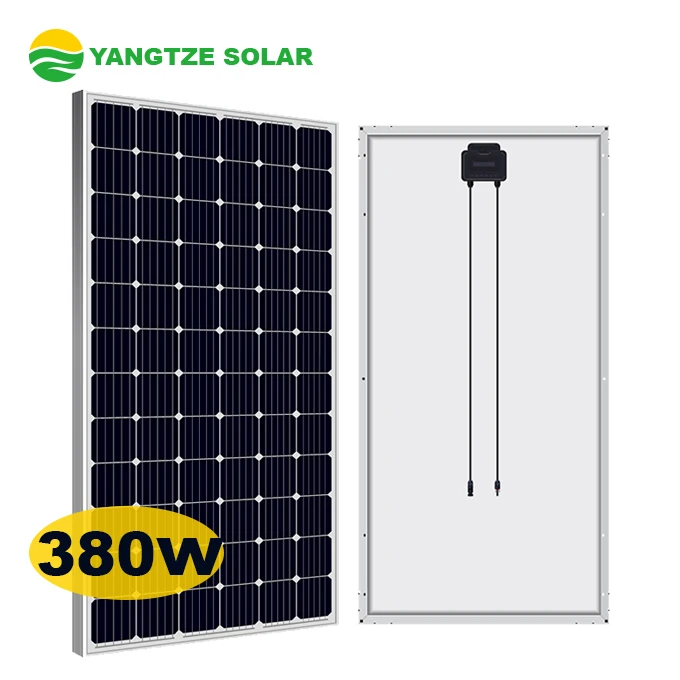 China wholesale price Yangtze 5bb 72 cells mono solar panel 380w