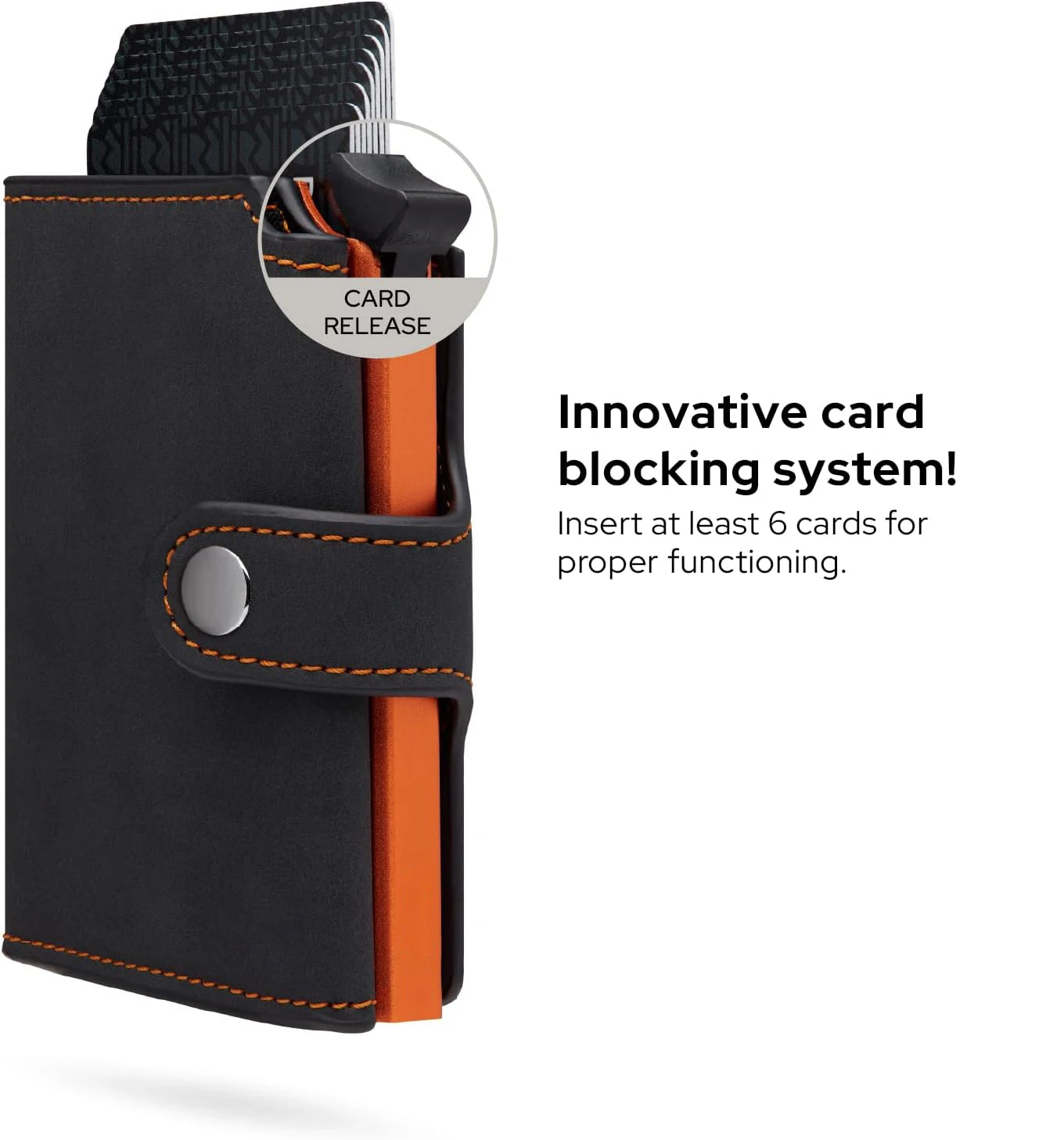 Fashion Design Pop up Credit PU Card Holders Metal Card Wallets Automatic Business Card Case for Men
