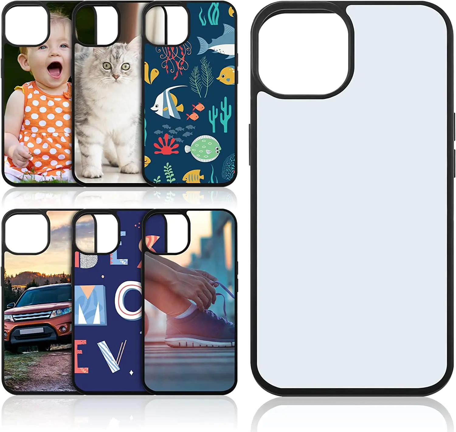 Custom DIY Printable Anti-Fall Full Coverage Phone Cases for