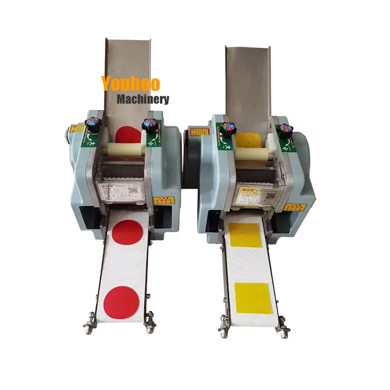 Small Business Table Top Spring Roll Wrapper Machine Momo Wrapper Machine Making Dough Pastry Dumpling Skin Wrapper Maker