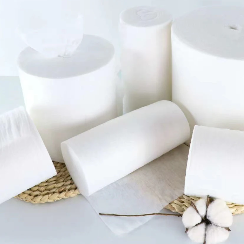 non woven fabric diy dry wipes in canister