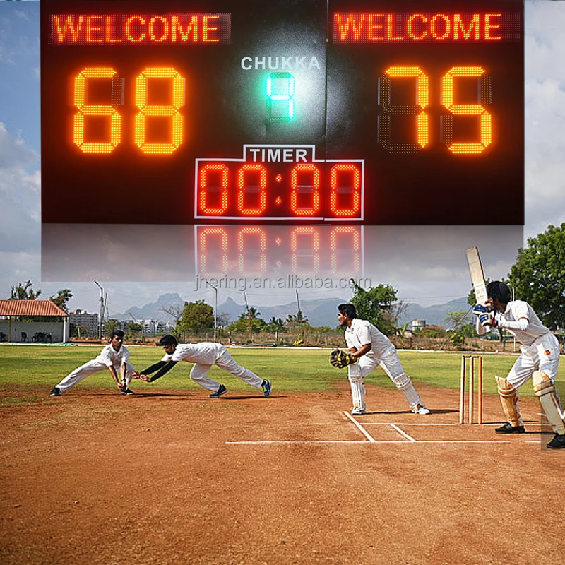 Jhering Outdoor LED Display Wireless Electronic Scoreboard Sport Stadium LED Display Outdoor Football Soccer Scoreboards