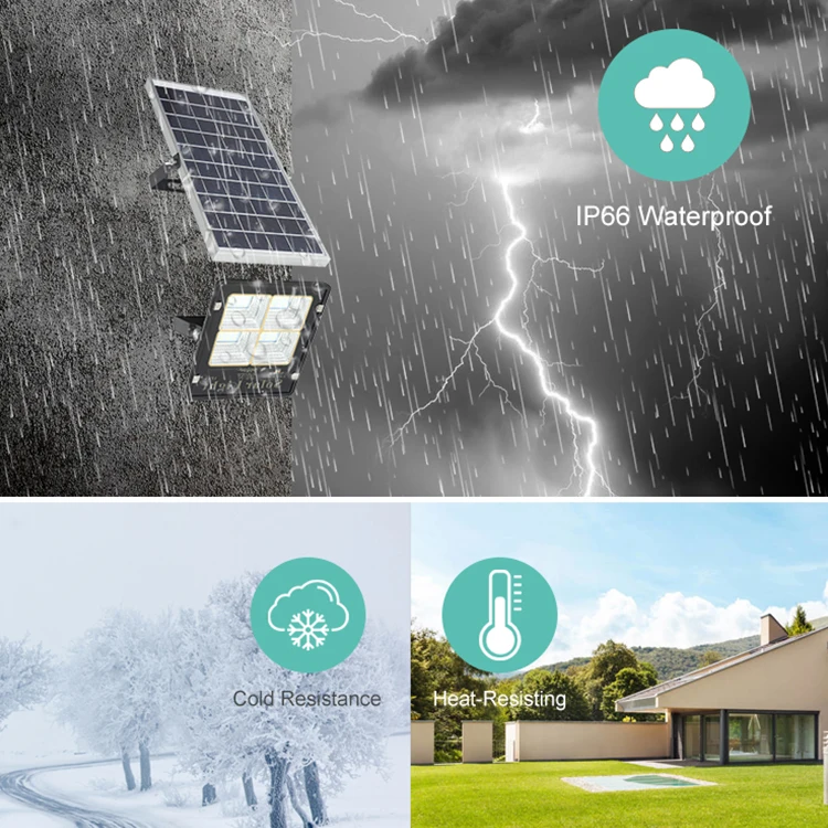 Суперъяркий энергосберегающий водонепроницаемый наружный Ip66 30 Вт 60 Вт 100 Вт 200 Вт 300 Вт светодиодный солнечный прожектор