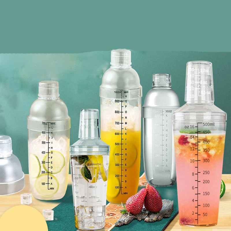 Shaker à Cocktail Professionnel En Verre - 560 Ml Avec Filtre Et échelle Graduée - Pour Barman Maison, Fêtes - 13