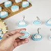 Llavero de juguete antiestrés con forma de nube