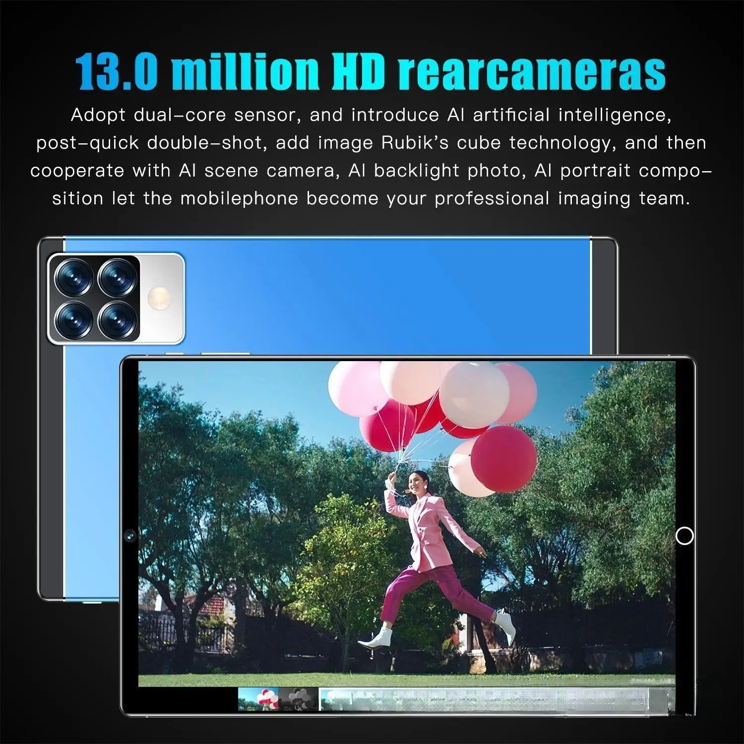 2024's Top Choice 5G Smart Tablet PC with 16GB RAM 1TB Storage - All-in-One for Study and Office
