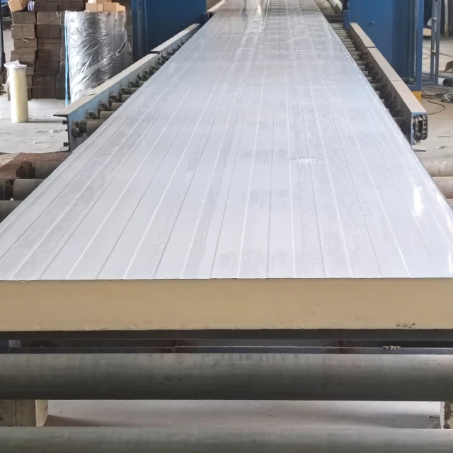 Pre-painted Sheet Polyurethane PU EPS WALL PANEL Fire-Resistant Boards Sandwich ROOF Panels for Cold Room