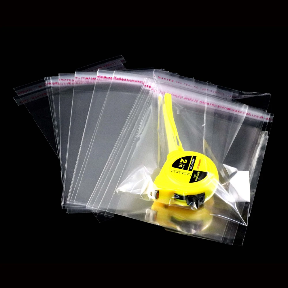 Wholesale Clothing Bag Transparent Self-Adhesive Sealed Bag Opp Clear Plastic Bags Ready To Ship For Clothing Packaging manufacture