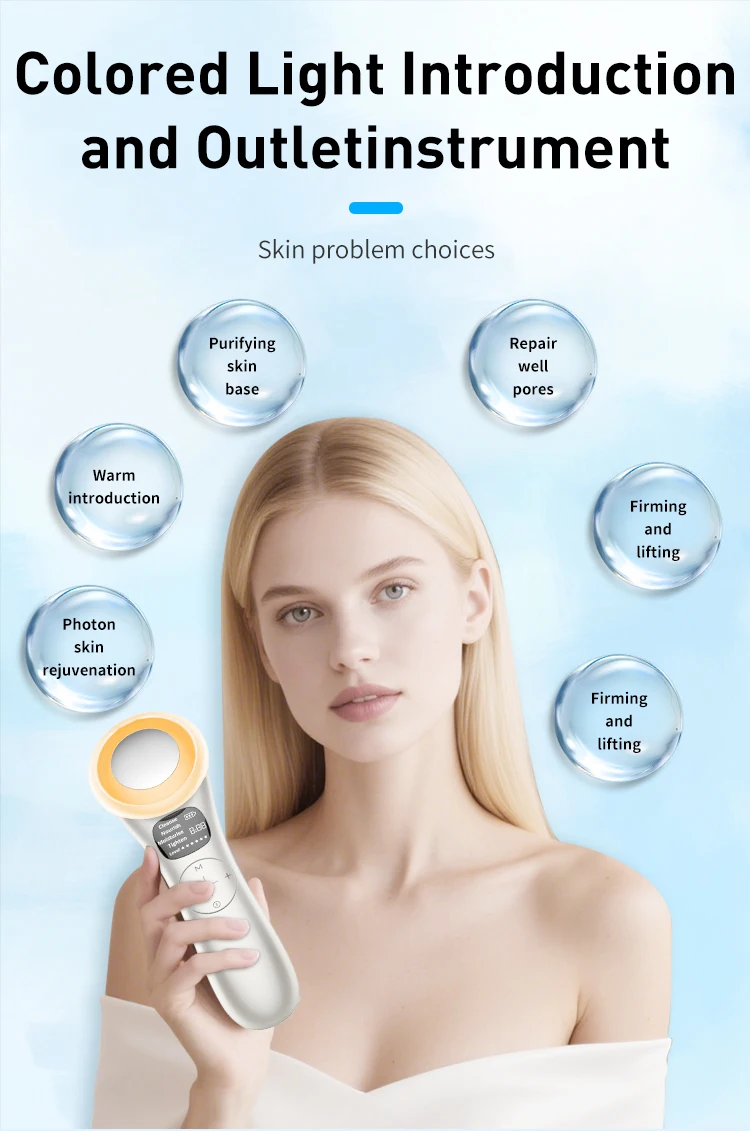 Multi-functional galvanic Ion Facial Device 3