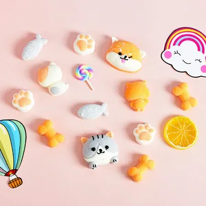 3D Cartoon Shaped Fruity Marshmallows with Coated Decoration Random Children's Leisure Snacks Candy Wholesale on Skewers