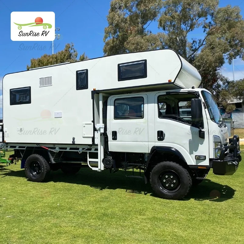 Expedition Isuzu NPR Crew Cab Slide on Campers Australia