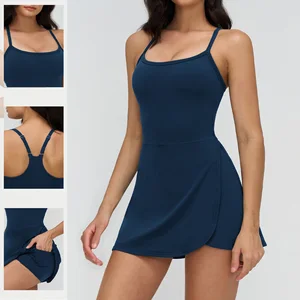 New Golf Tennis Clothing Sport Wear Gym Dresses for Women Volleyball Pilates Fitness Training Tennis Wear With Shorts