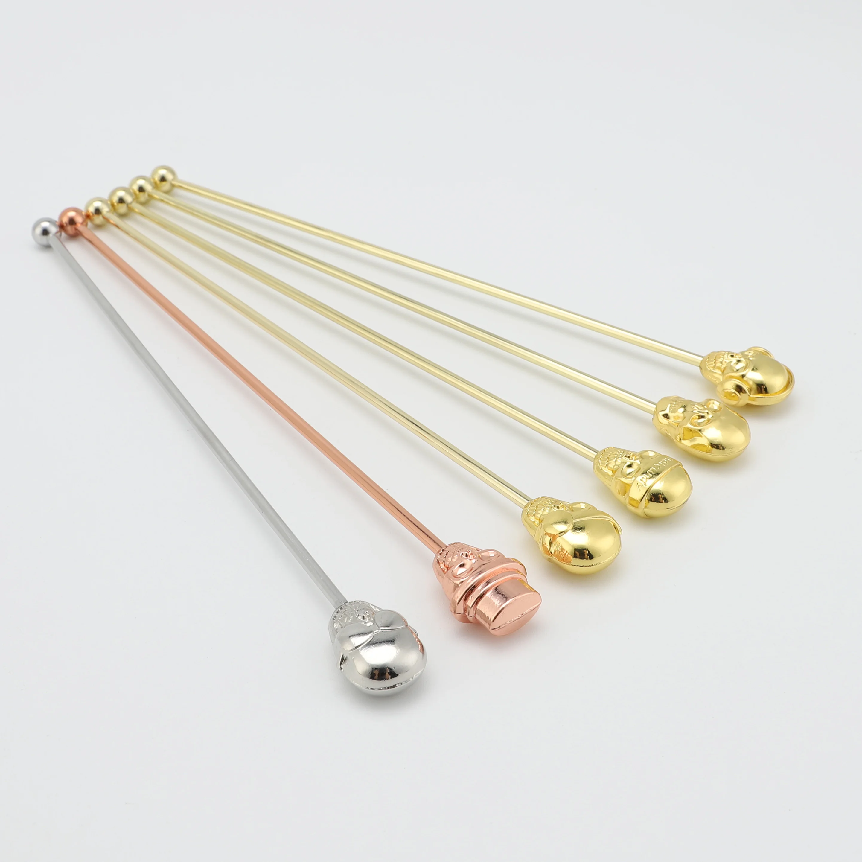 Custom Swizzle Coffee Stirrer Metal Stir Sticks Tea Stainless Steel