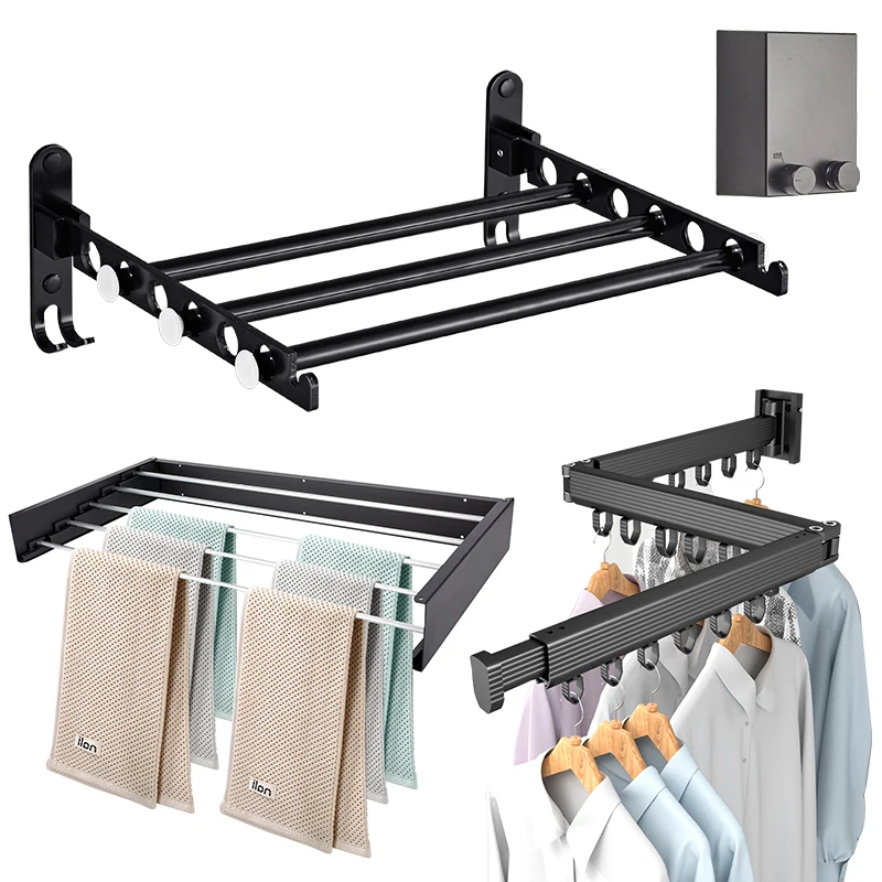 Porte-vêtements à la maison, panier de séchage pli... – Grandado