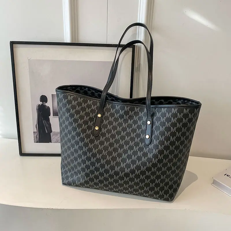 Top Fashion Women Brand Printed Luxury Bag Handbag PU Shoulder Bag Women's Large Capacity Tote Bag