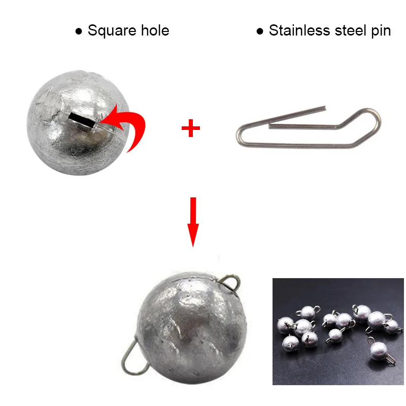 Spinpoler Fishing Pins Accessories Cheburashka Jig Heads Needle