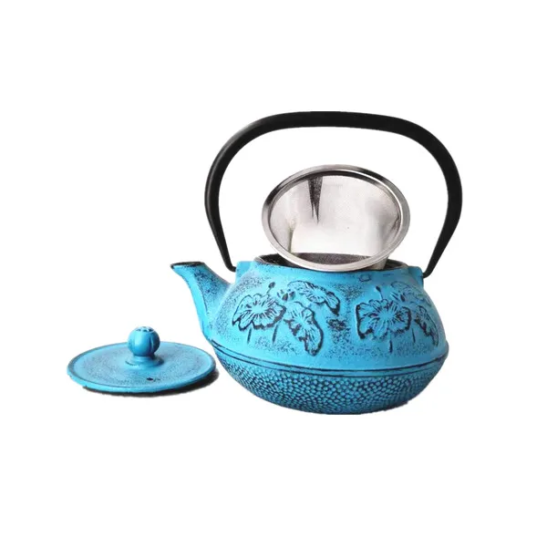 Bule Chá Sechudo Ferro Fundido - 1000ml Infusor Aço Inox