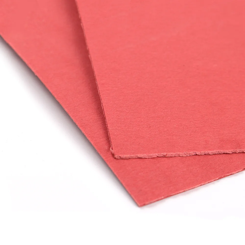 Red vulcanized fibre sheet
