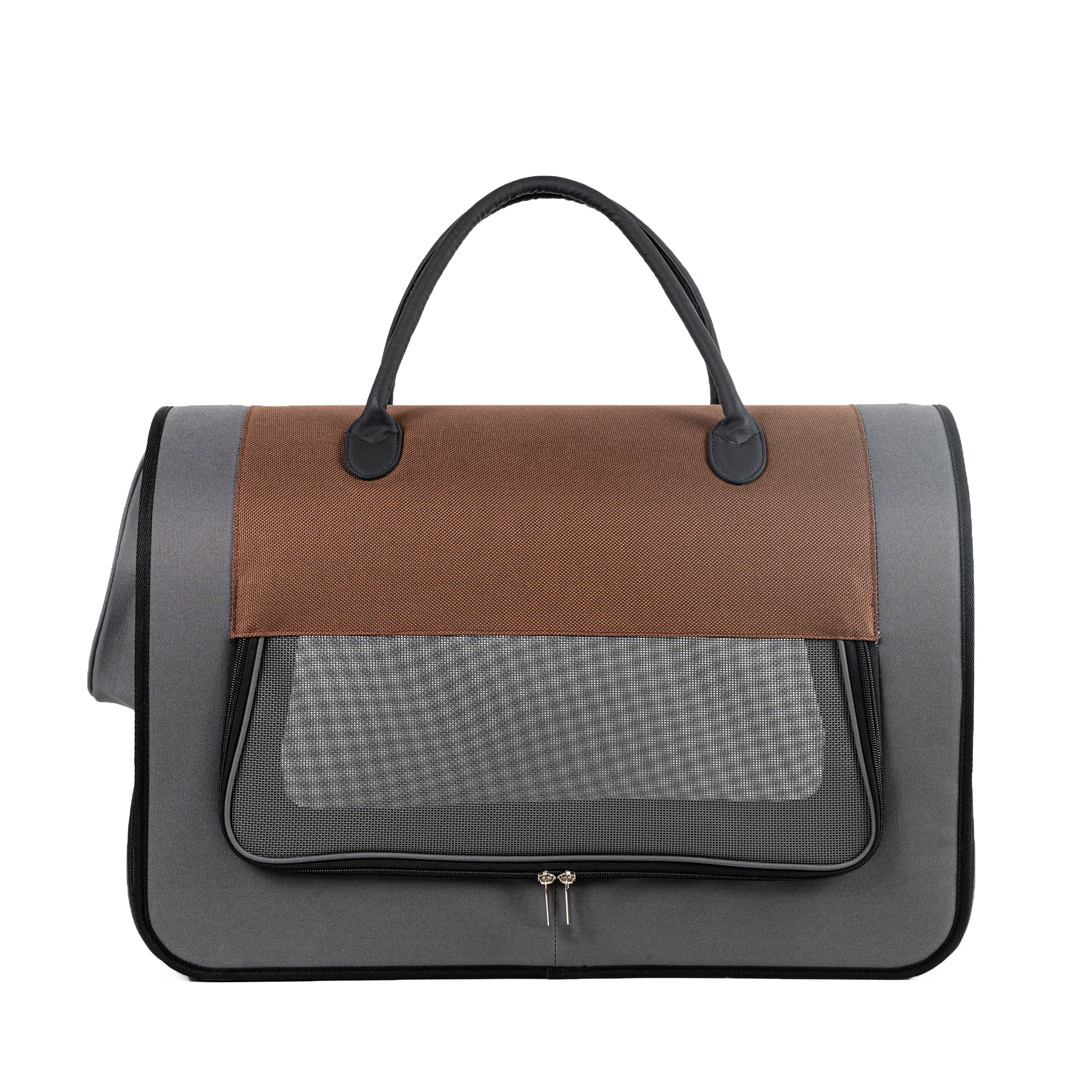 Custom Foldable Pet Carrier Breathable 4 Mesh Windows Dog Pet Backpack