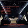 Black suede velvet starry atmosphere lamp