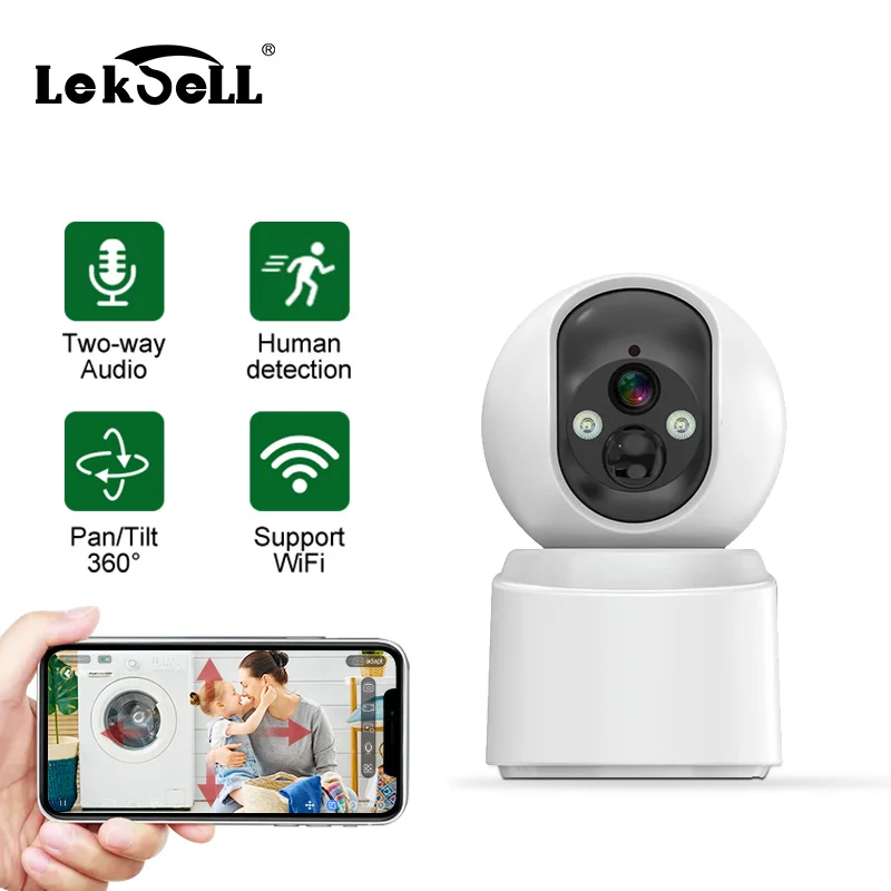 V380 Smart Home Baby Monitor 7500mah Lithium Battery Wifi Security