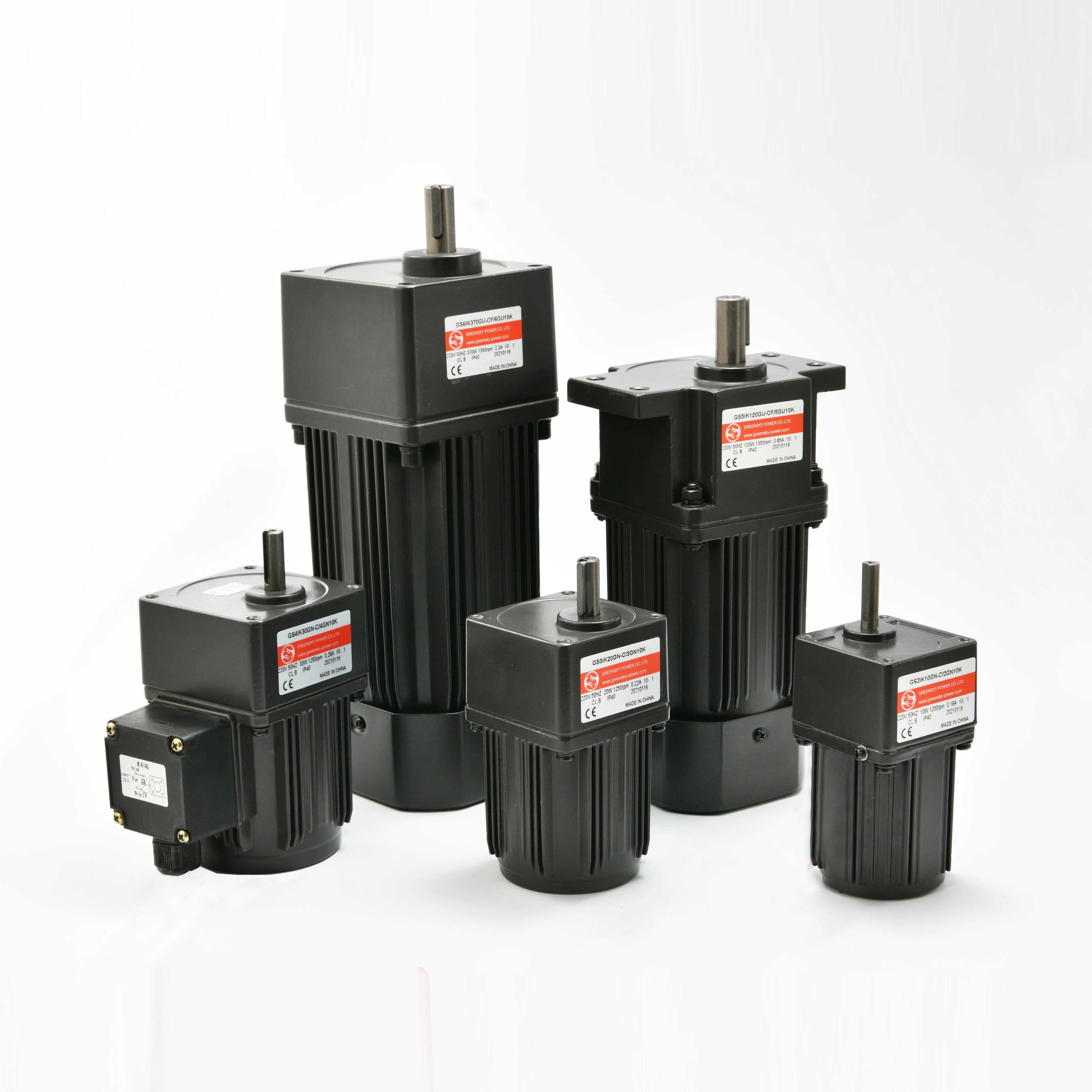 High Efficiency Variable Speed Regulating 220v 50hz 1ph 60w Ac Induction Gear Motor