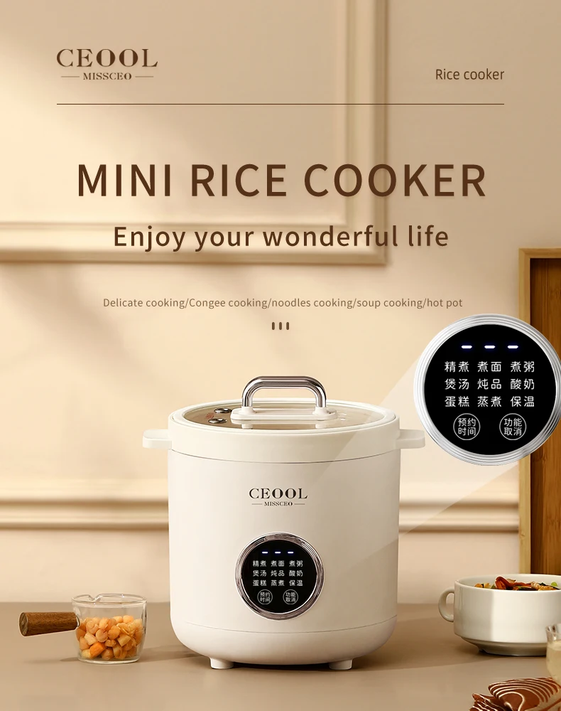 Wholesale Oem Smart Person Mini Rice Cooker 1.2l Household Baby Wellful